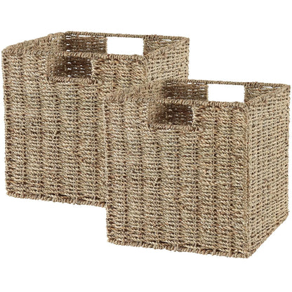 Set of 2/4 Hand-woven Seagrass Storage Baskets