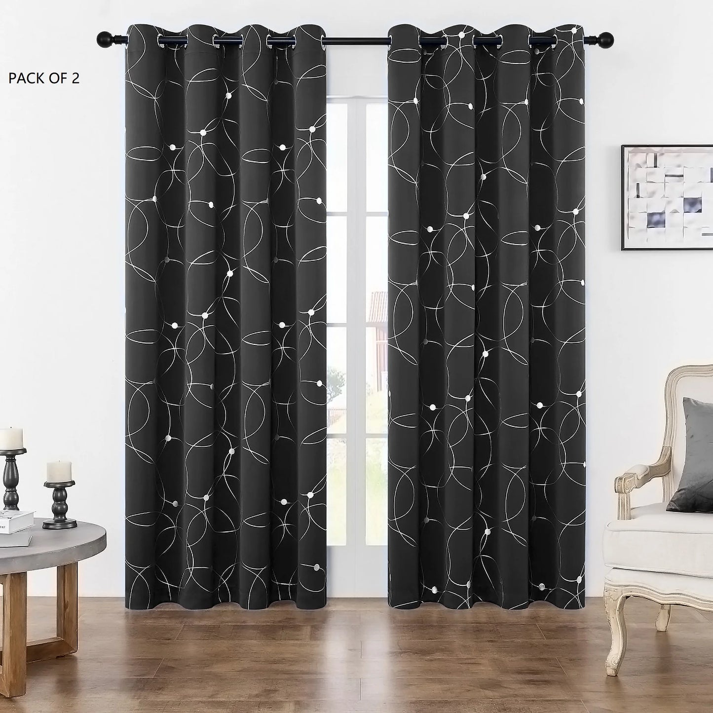 Pack Of 2 Blackout Curtains