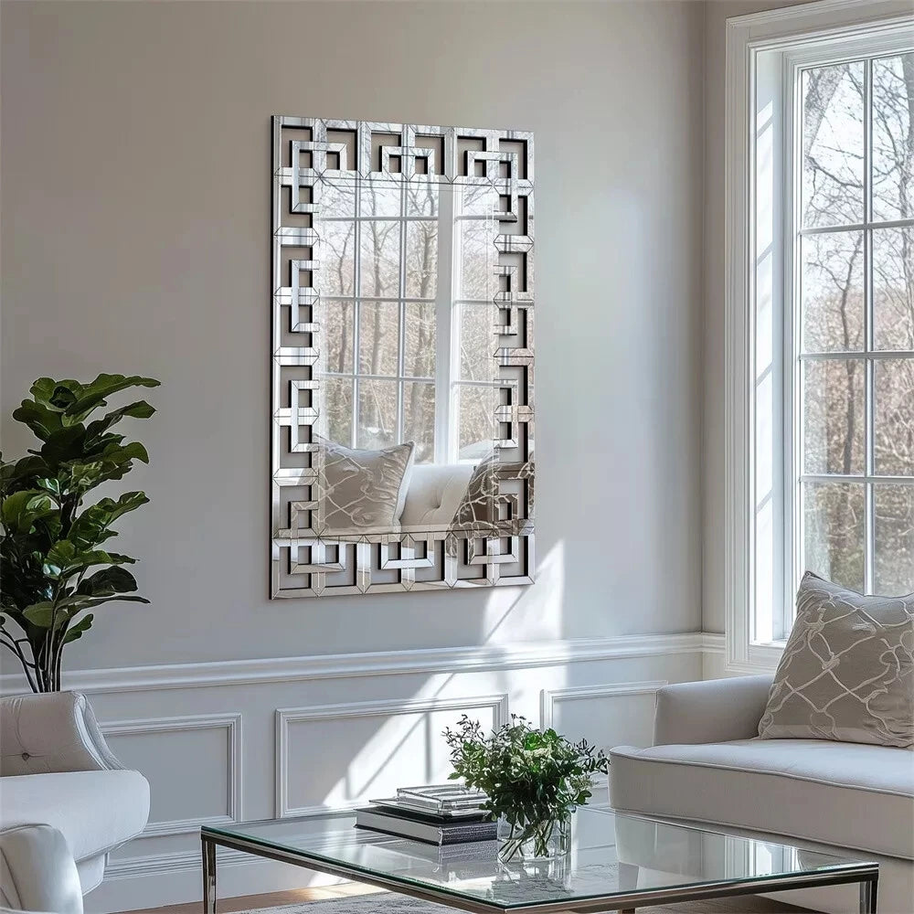 Decorative Wall Mirror 48”×28”