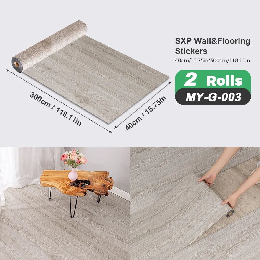 2 Rolls Self-Adhesive Wall and Floor Sticker