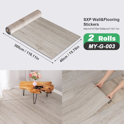 2 Rolls Self-Adhesive Wall and Floor Sticker
