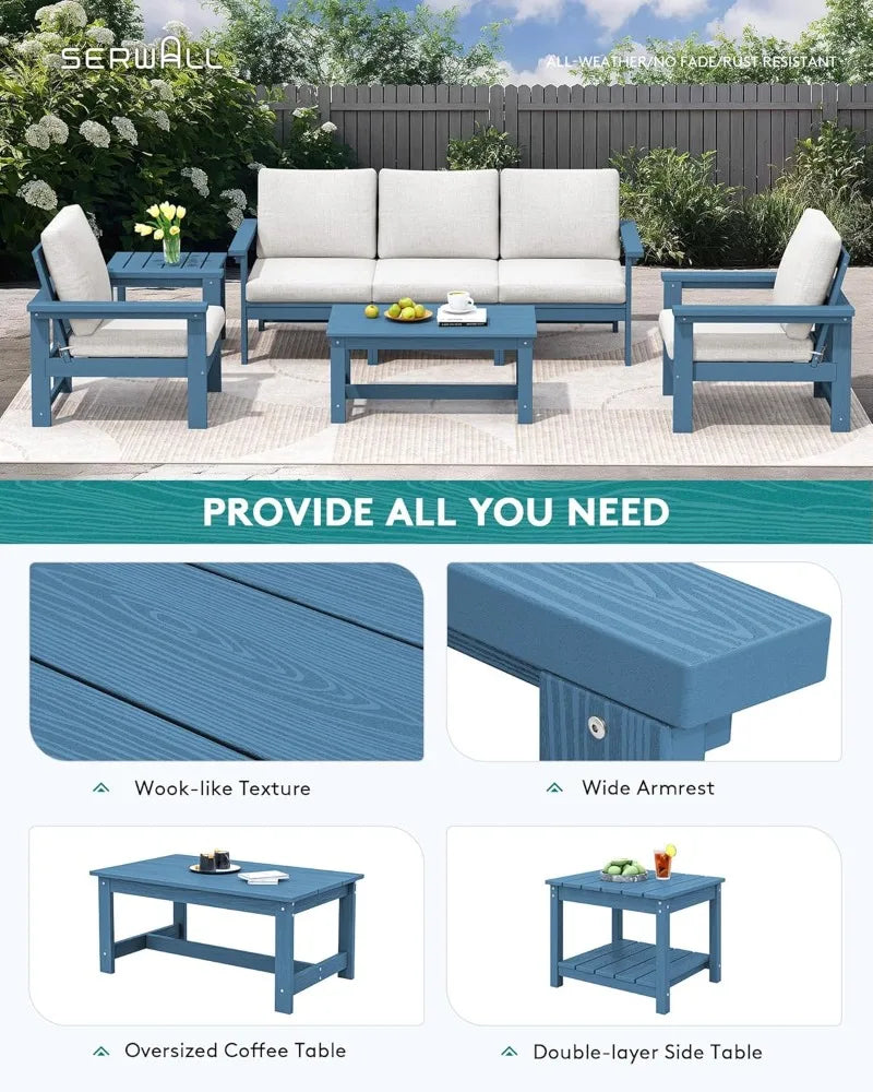 7-piece Outdoor Sectional Sofa Set