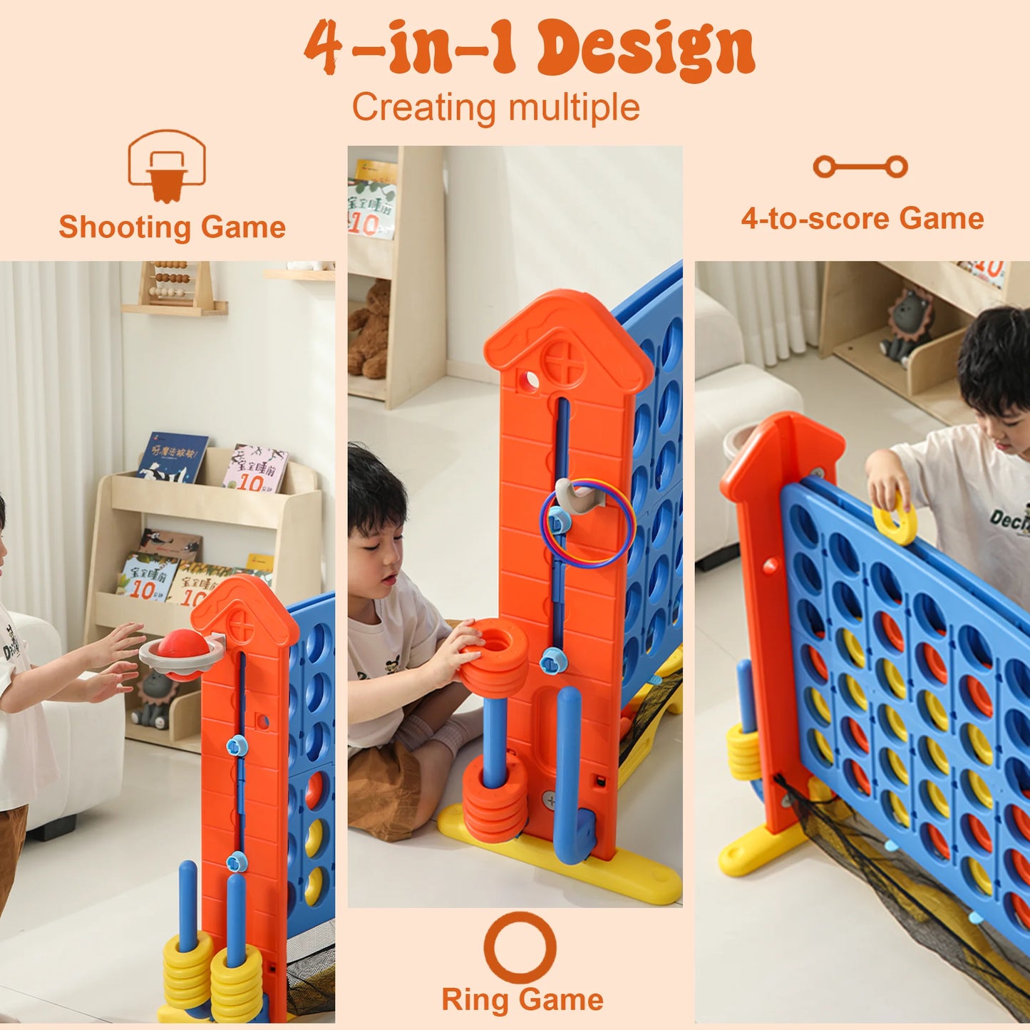 Kids 4-to-Score Giant Game Set