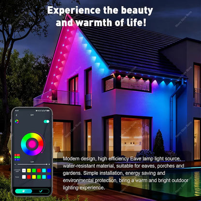200FT Smart RGBIC LED Eave Lights
