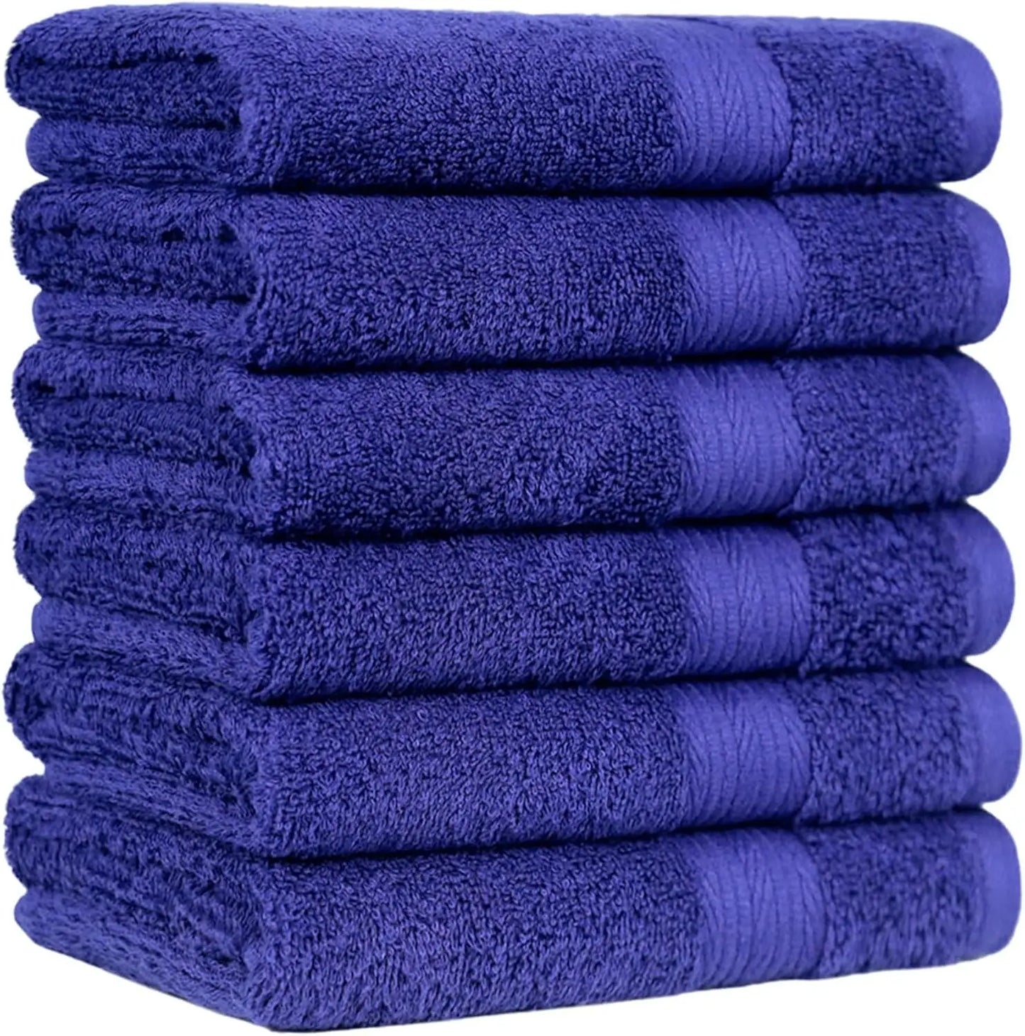 6 Piece Oversized Cotton Bathroom Towel Set