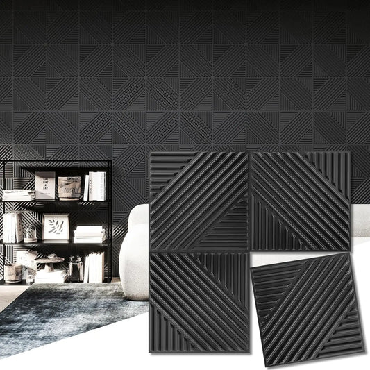 33-Pack Textured Accent Wall Paneling