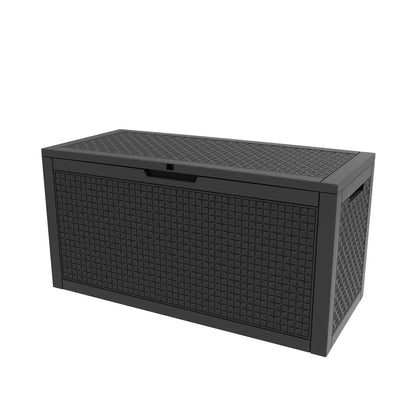 100 Gallon Resin Deck Box, Lockable