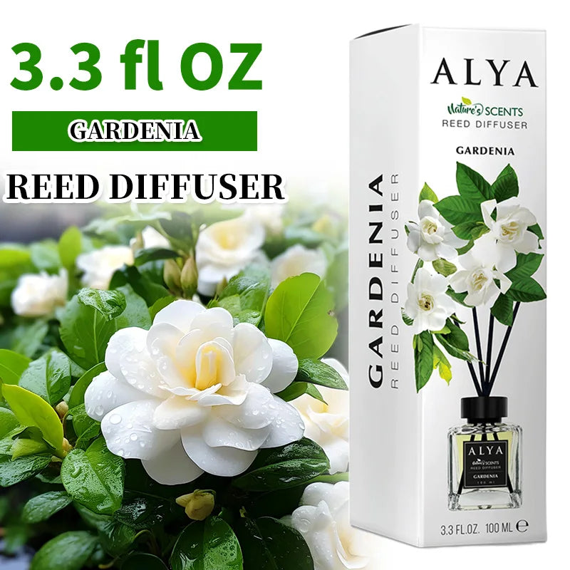 Reed Diffuser Set with 14 Scents & 4 Incense Sticks
