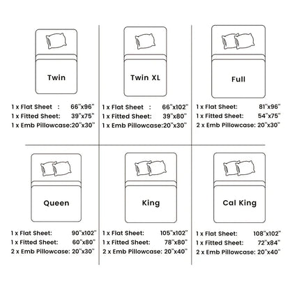 4pc Cooling Bed Sheet Set