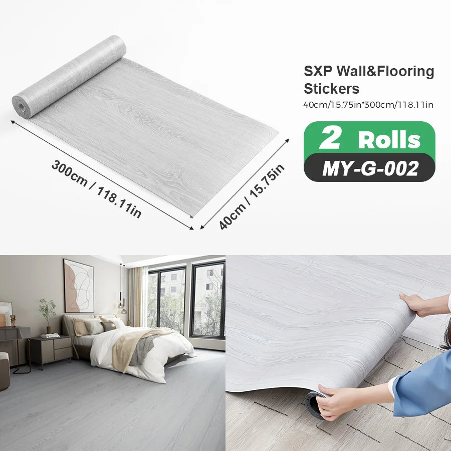 2 Rolls Self-Adhesive Wall and Floor Sticker