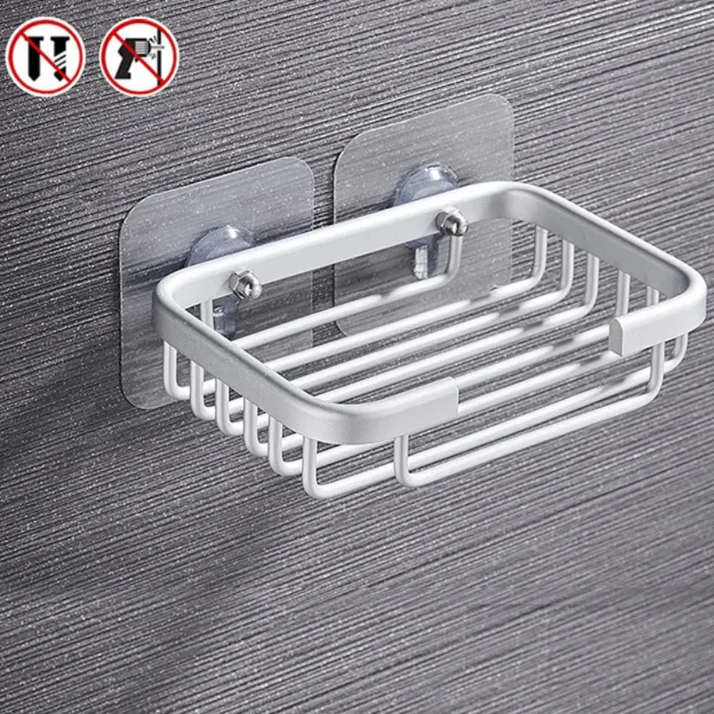 Aluminum Adhesive Soap Dish Holder