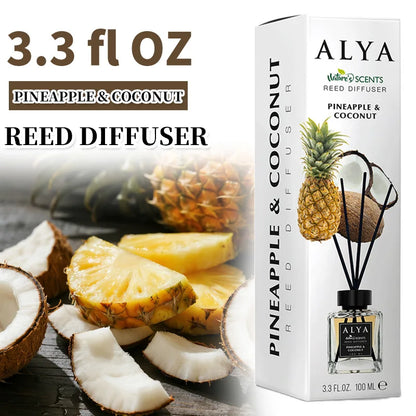 Reed Diffuser Set with 14 Scents & 4 Incense Sticks