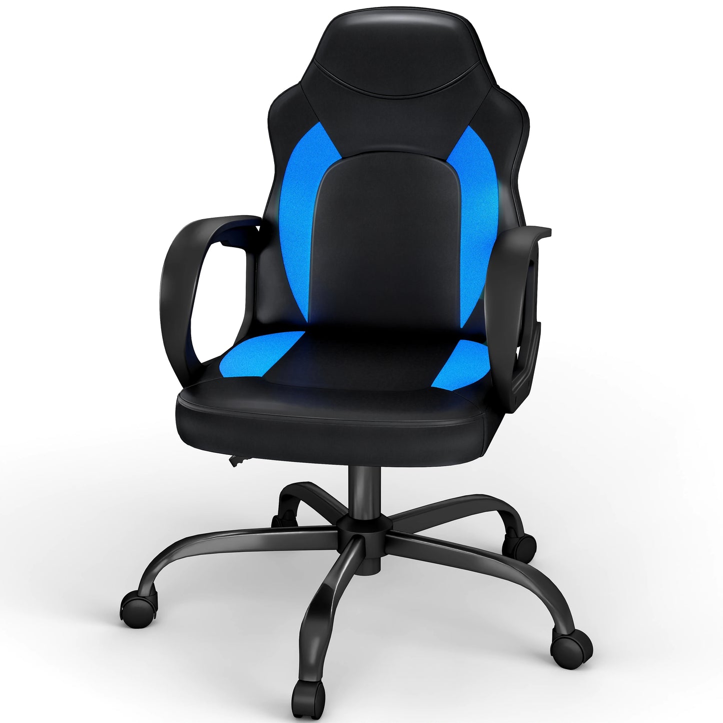 Ergonomic PU Leather Adjustable Swivel Office Chair