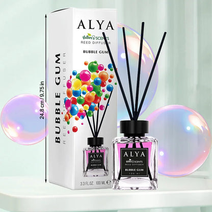 Reed Diffuser Set with 14 Scents & 4 Incense Sticks