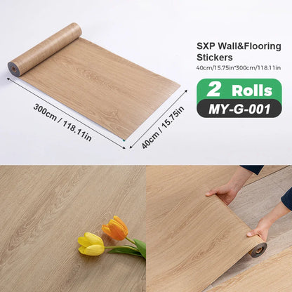 2 Rolls Self-Adhesive Wall and Floor Sticker