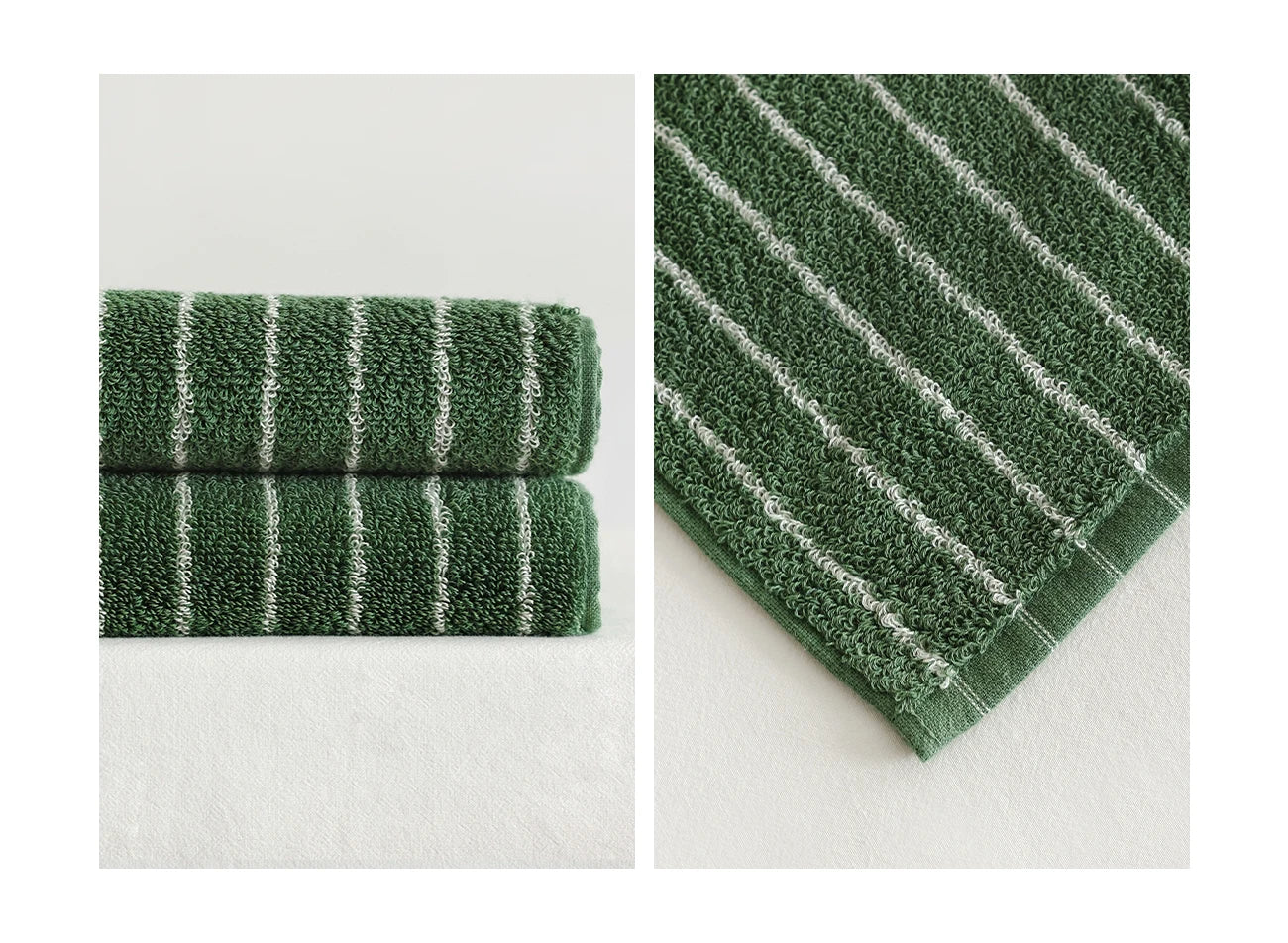 Fashion Striped Cotton Bath and Face Towel