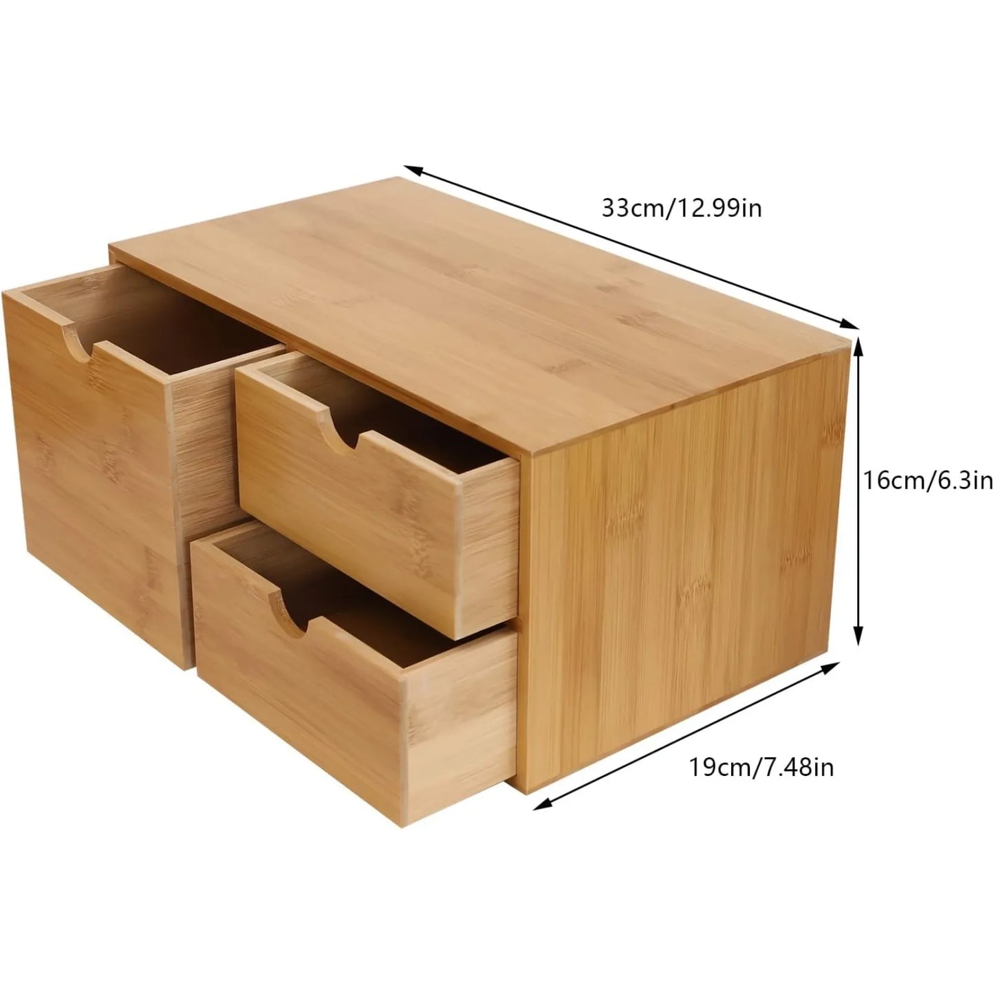 Bamboo Desk Organizer Drawer