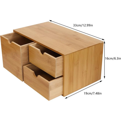 Bamboo Desk Organizer Drawer