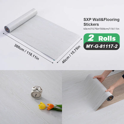 2 Rolls Self-Adhesive Wall and Floor Sticker