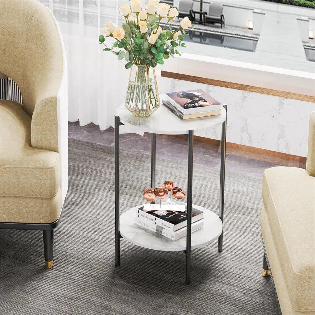 2-Tier Round Coffee Table