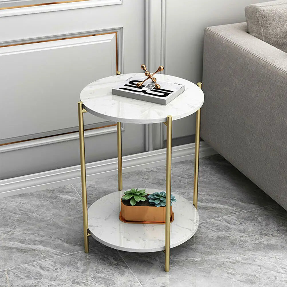2-Tier Round Coffee Table