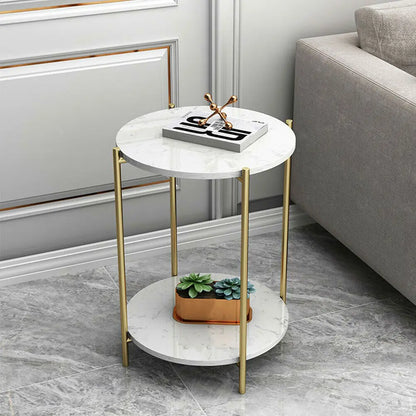 2-Tier Round Coffee Table