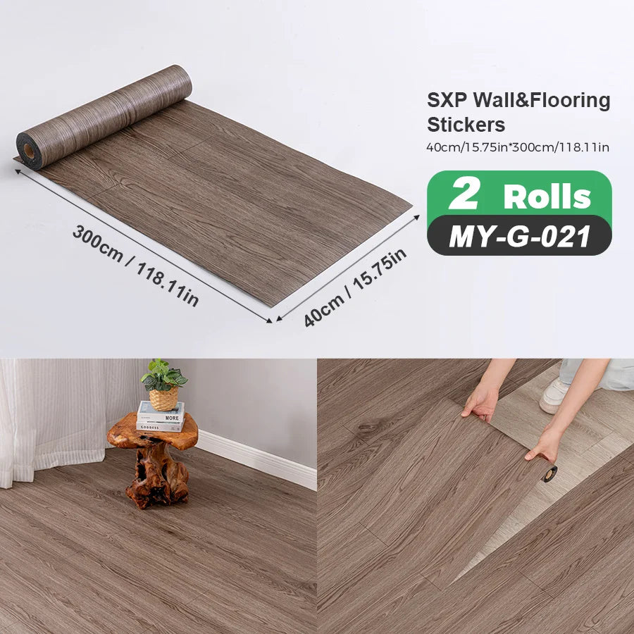 2 Rolls Self-Adhesive Wall and Floor Sticker