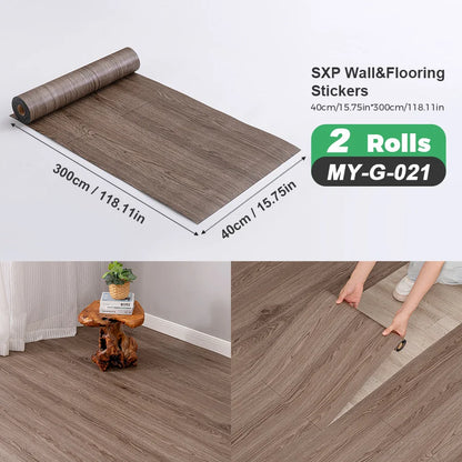 2 Rolls Self-Adhesive Wall and Floor Sticker