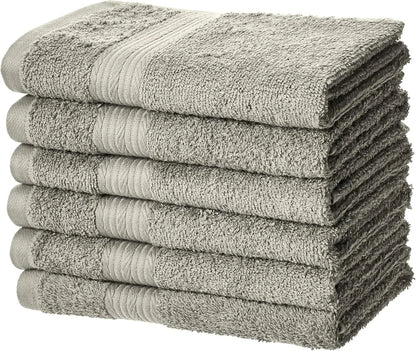 6 Piece Oversized Cotton Bathroom Towel Set