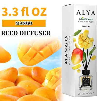 Reed Diffuser Set with 14 Scents & 4 Incense Sticks