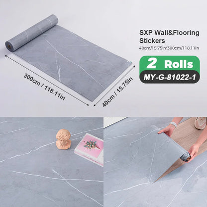 2 Rolls Self-Adhesive Wall and Floor Sticker