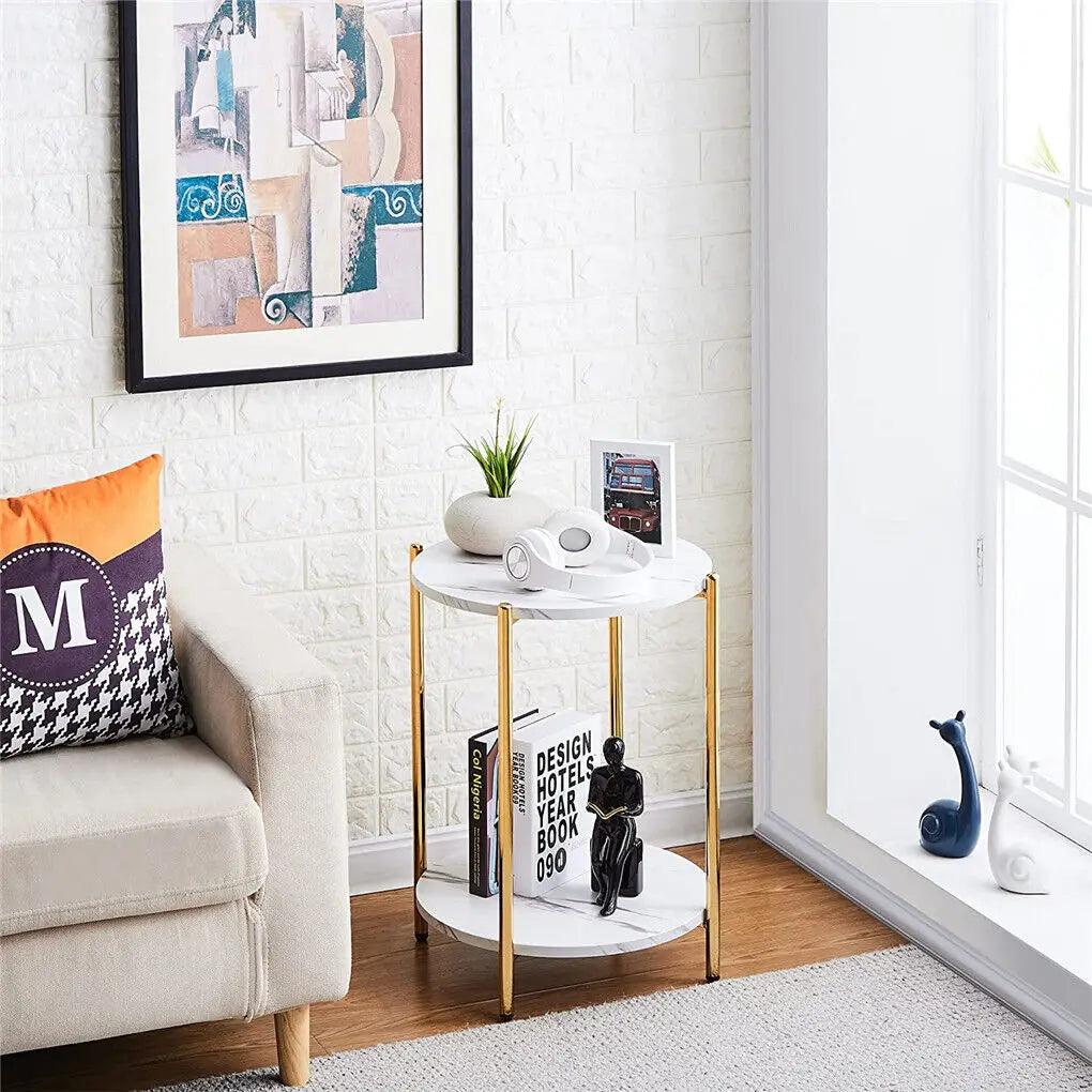 2-Tier Round Coffee Table