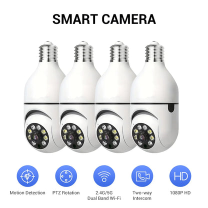 Light Bulb Security Cameras Outdoor Wireless