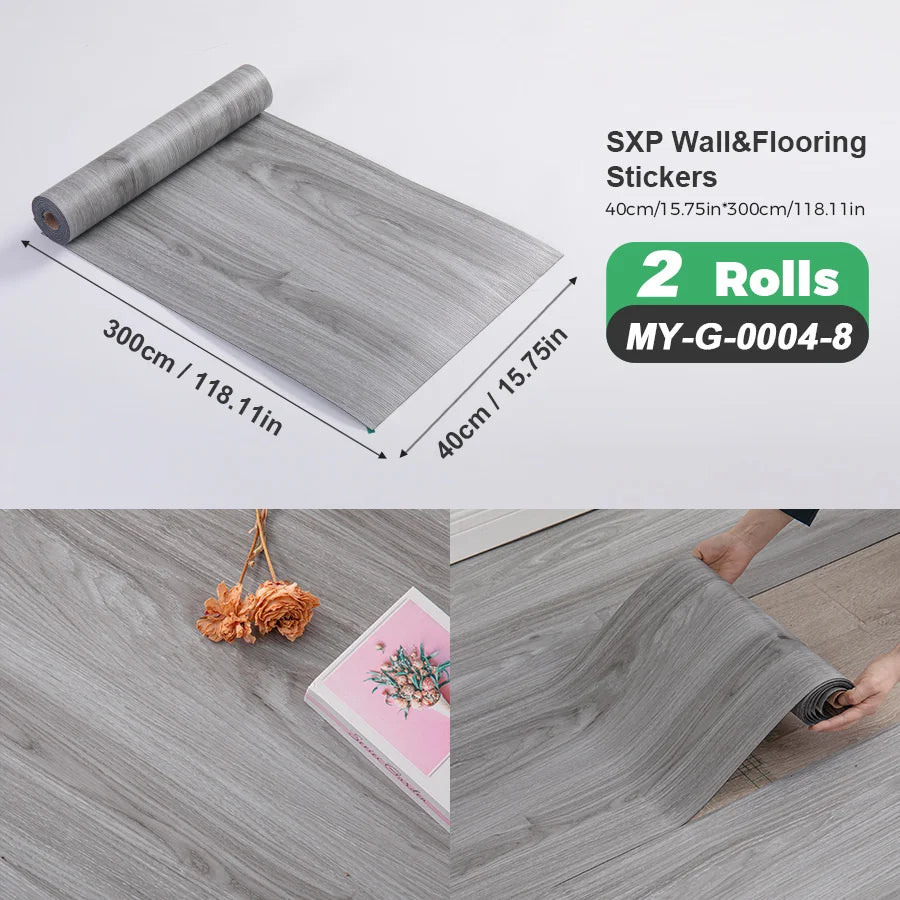 2 Rolls Self-Adhesive Wall and Floor Sticker