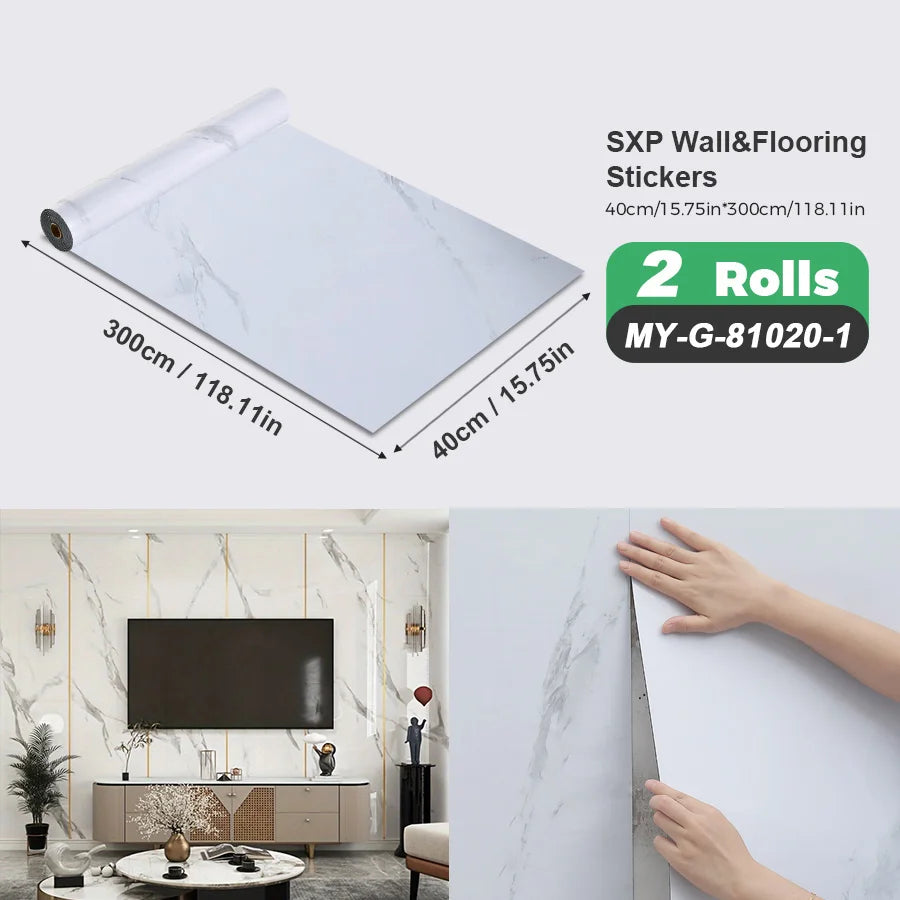 2 Rolls Self-Adhesive Wall and Floor Sticker