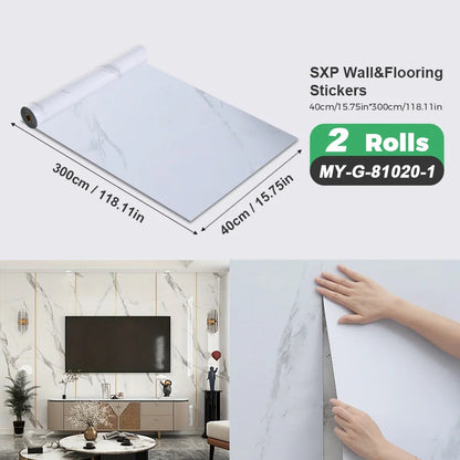 2 Rolls Self-Adhesive Wall and Floor Sticker