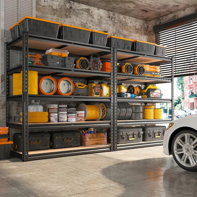 2500LBS Garage  5 Tier Metal Shelves