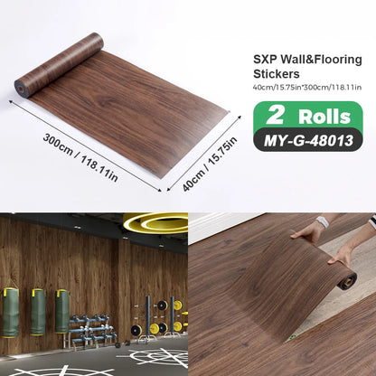 2 Rolls Self-Adhesive Wall and Floor Sticker