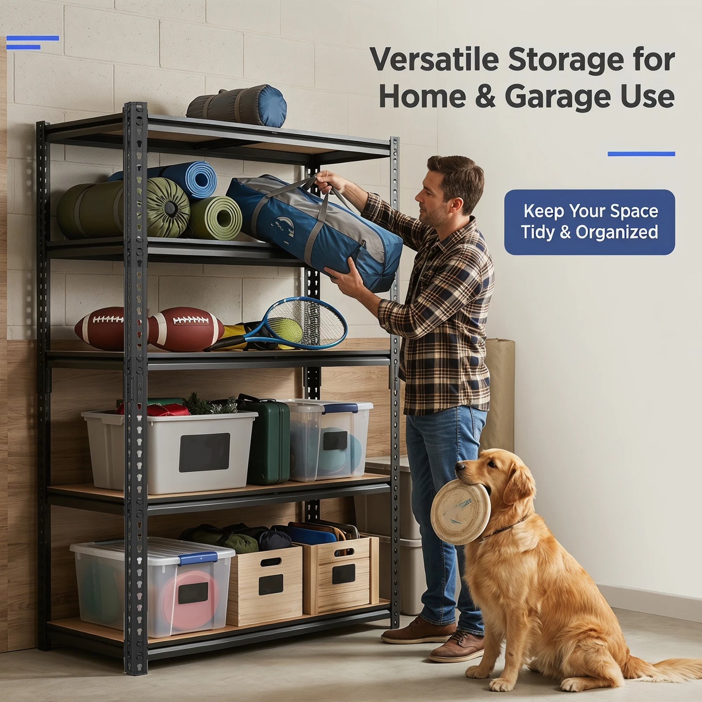 Industrial Metal Storage Shelves