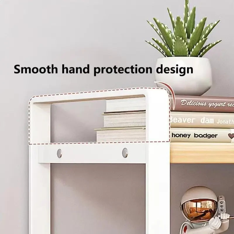 Minimalist Multi-Tier Iron Office Desk Storage Rack