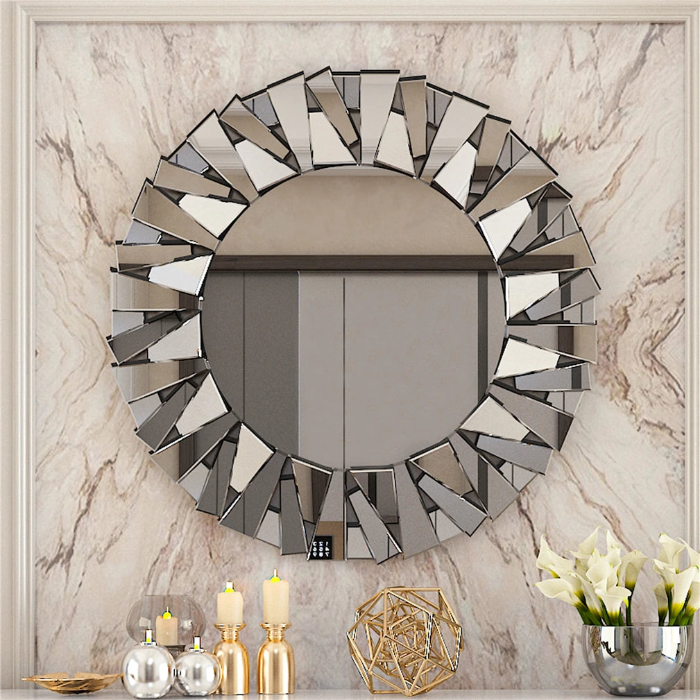 Unique Sunburst Wall Mirror