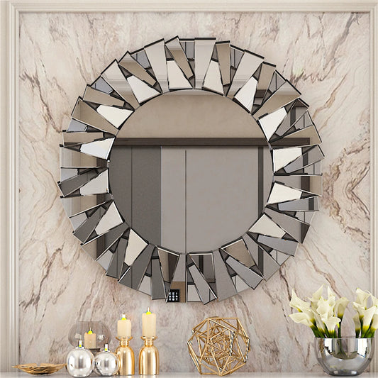 Unique Sunburst Wall Mirror