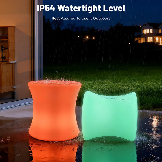 16" LED Color Light Up Bar Stool