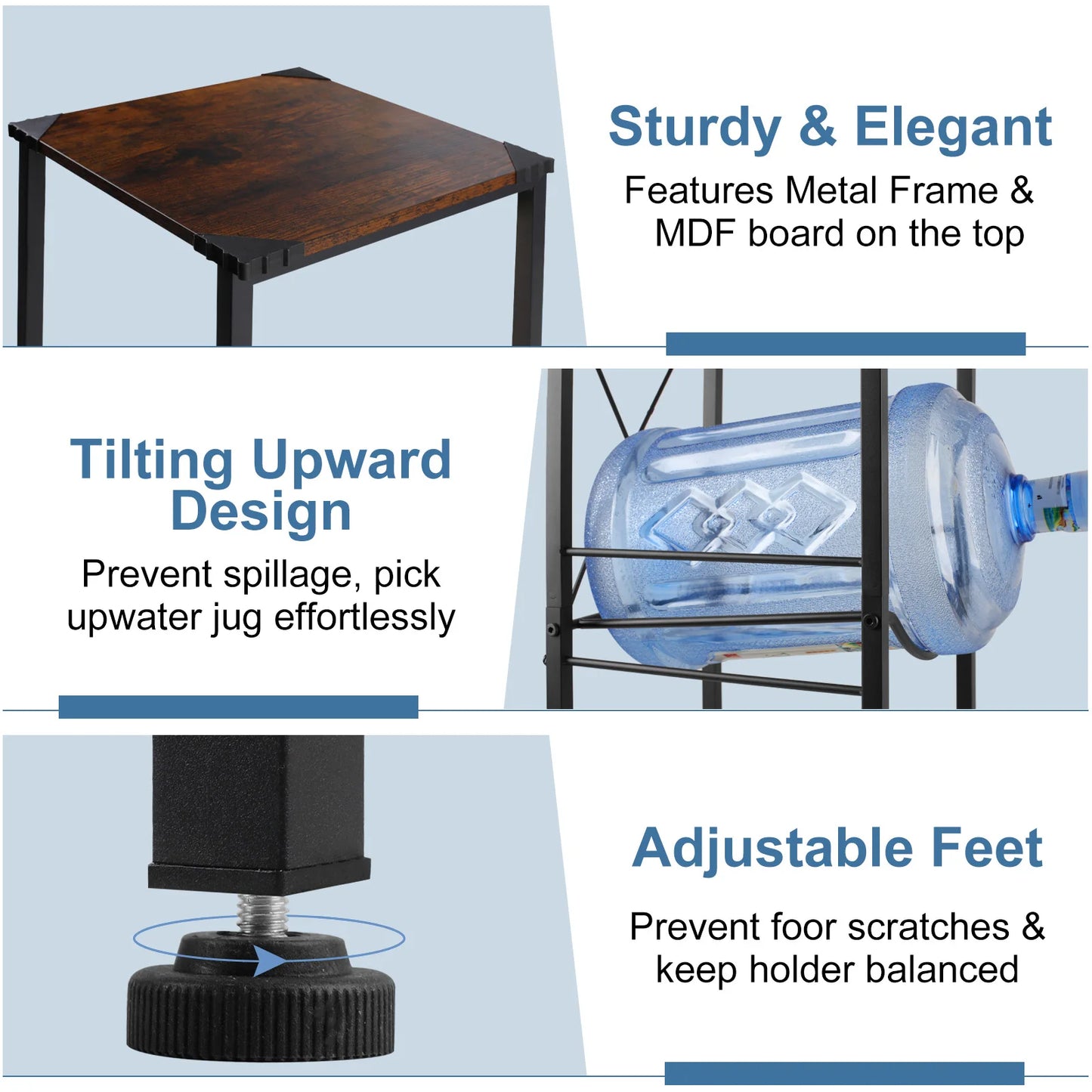 3-Tier 5 Gallon Water Storage Stand