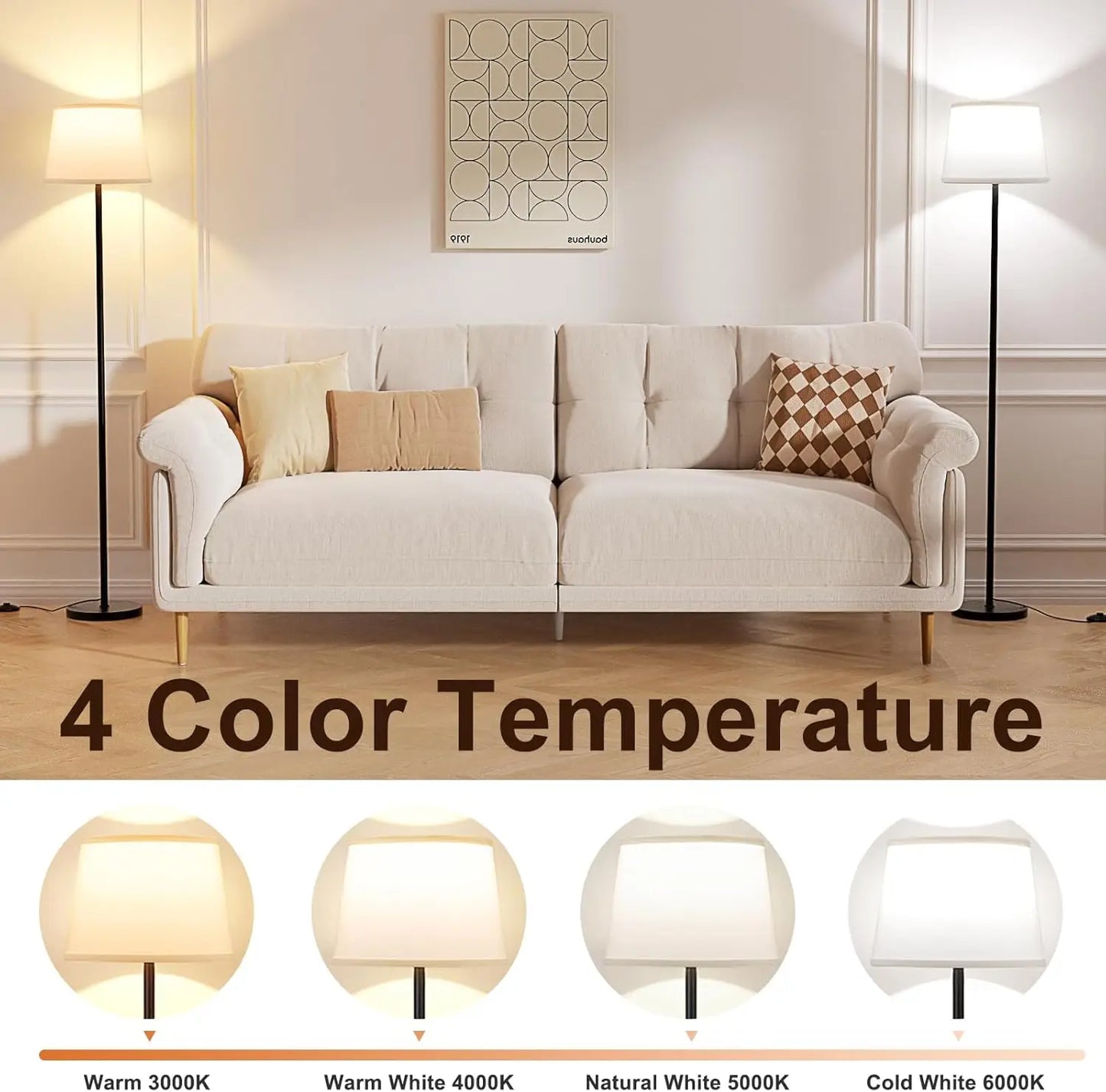 LED Floor Lamp with Remote Control