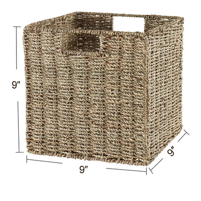 Set of 2/4 Hand-woven Seagrass Storage Baskets