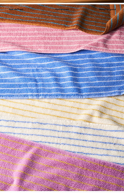 Fashion Striped Cotton Bath and Face Towel