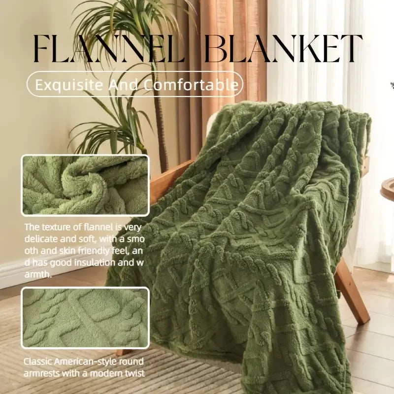 Luxurious Fleece Blanket Throw