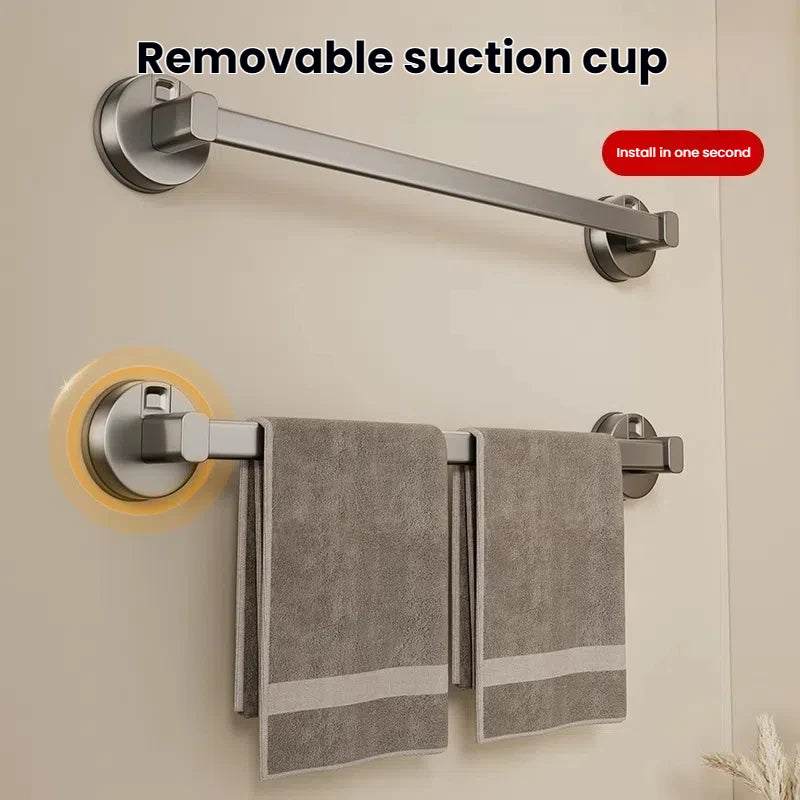 Bathroom Suction Cup Towel Rack