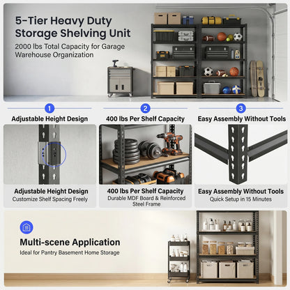 Industrial Metal Storage Shelves